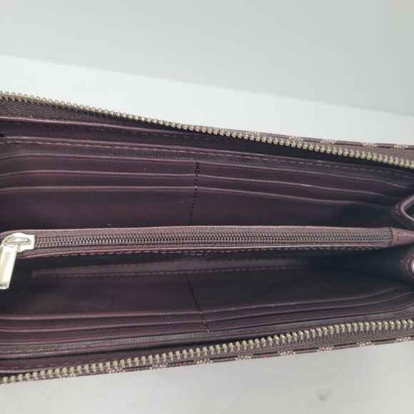 Fossil Emma Multicolor Zip Around Wallet Wristlet Clutch NWOT - Picture 4 of 8